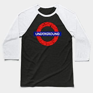 London Metro Uk Underground Baseball T-Shirt